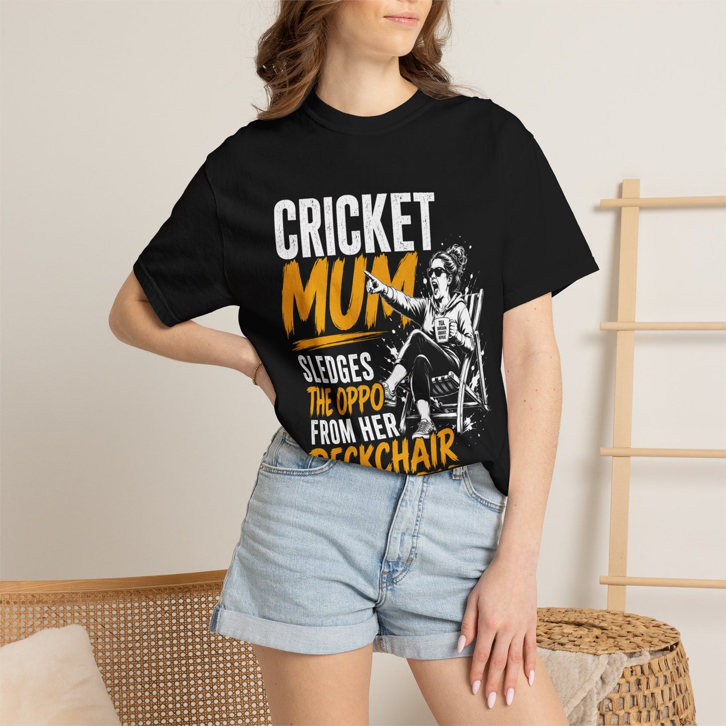 Cricket Mum cricket t-shirt, funny cricket gift for mum, sizes S to 3XL