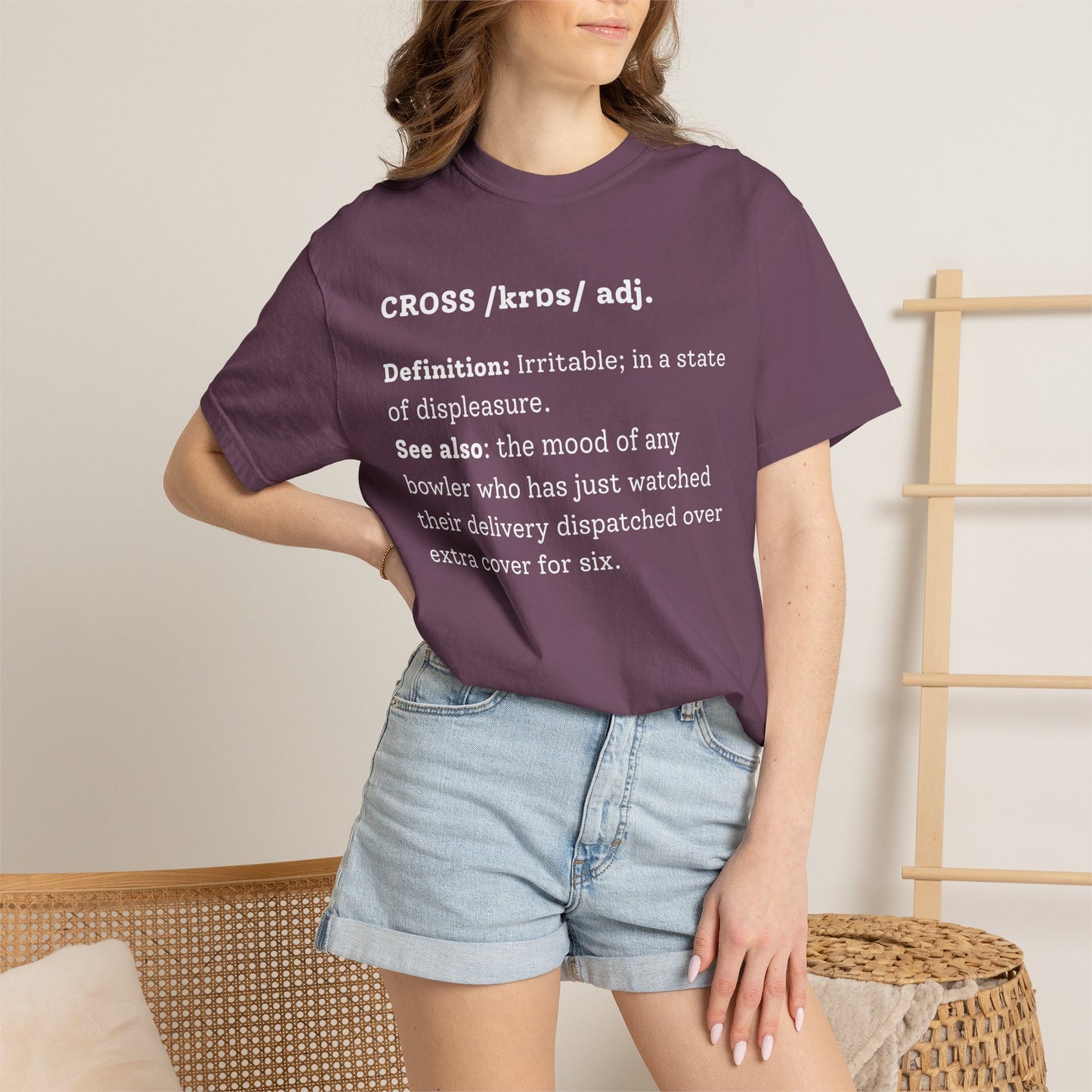 CROSS Cricket Dictionary T-Shirt | Odyssey Camp & Co.