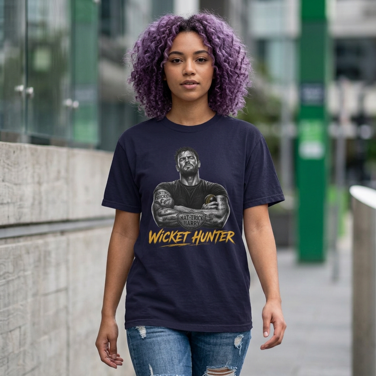 Wicket Hunter cricket fan t-shirt, Cricket Gifts by Odyssey Camp & Co.