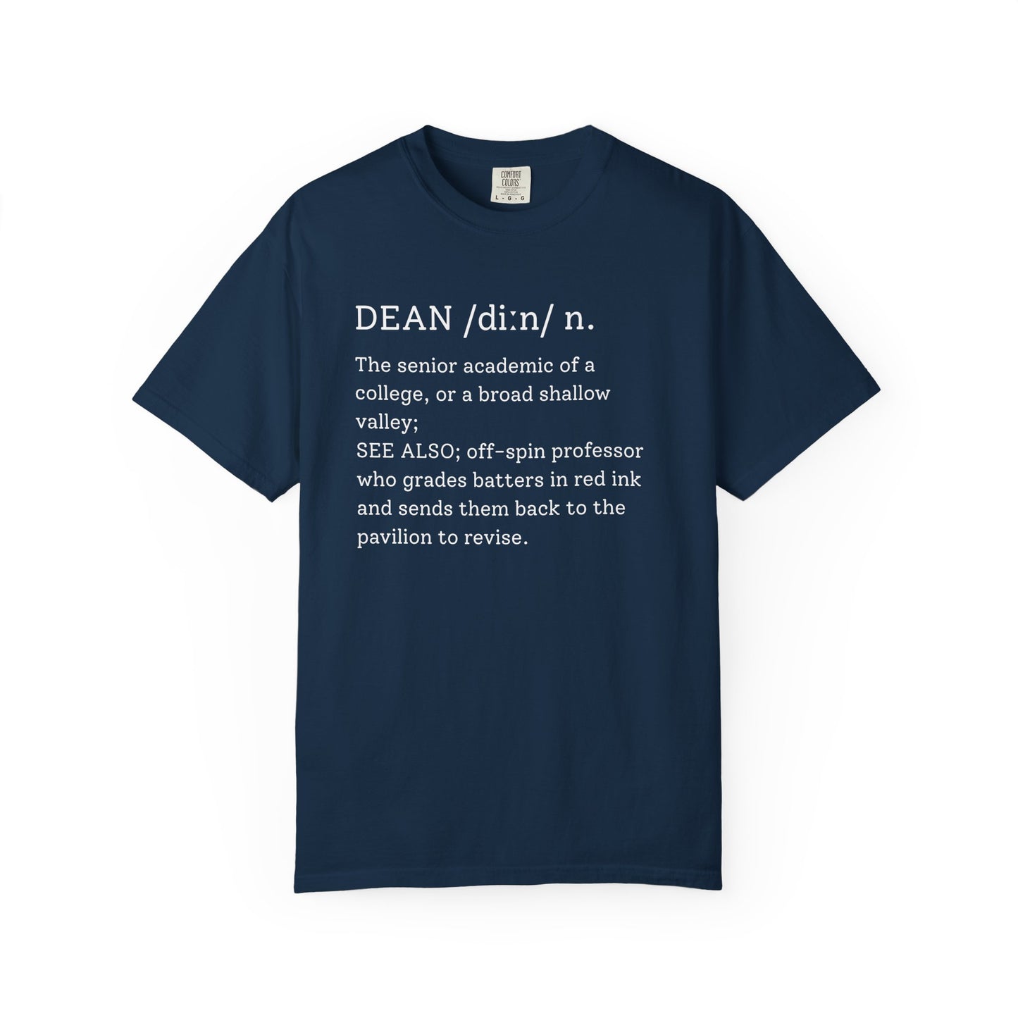 DEAN Cricket Dictionary T-Shirt | Odyssey Camp & Co.
