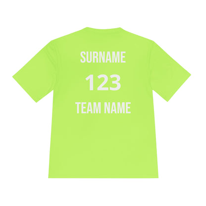 Personalized Team Supporter Tee | Custom Name, Team & Number Shirt