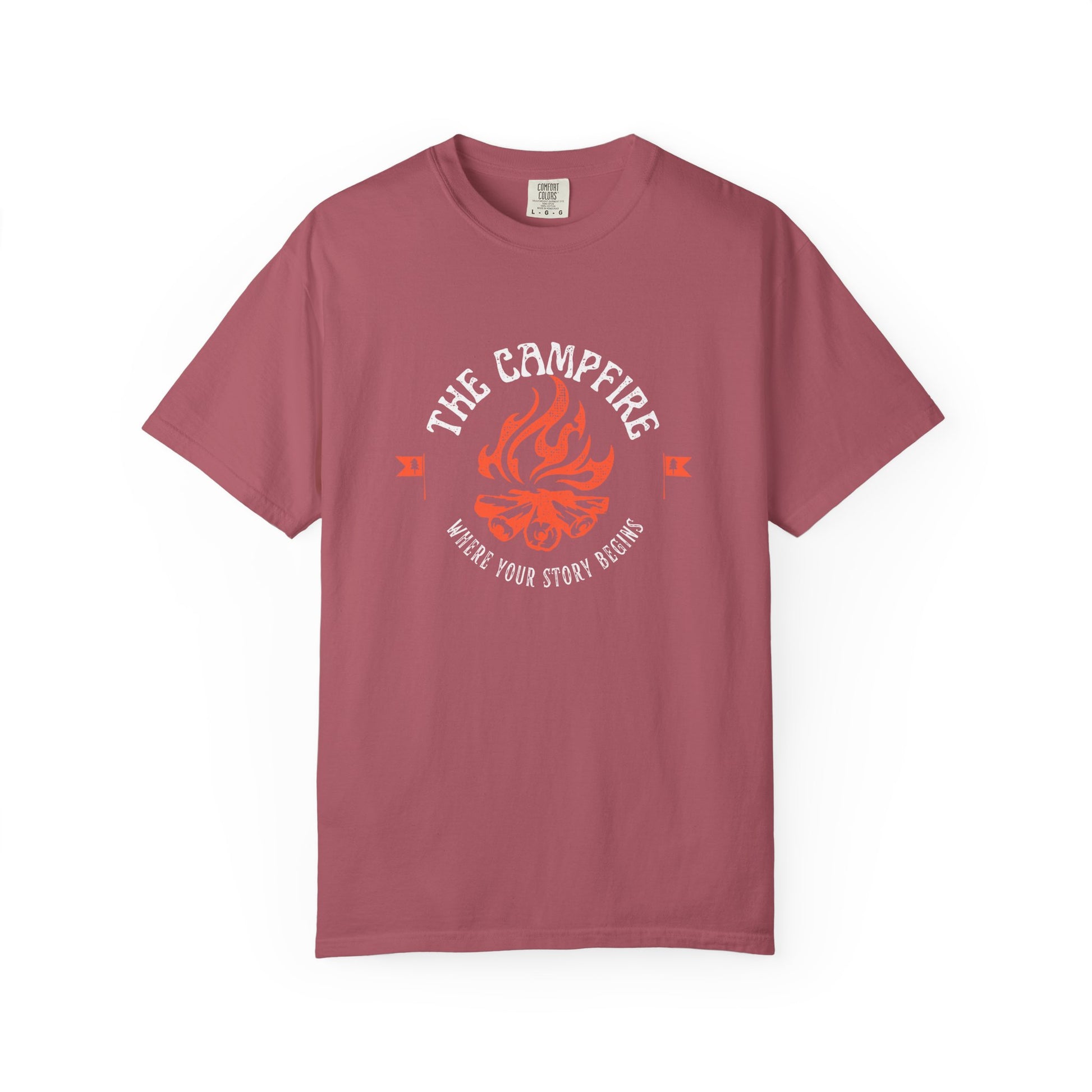 The Campfire T-Shirt | Where Your Story Begins Graphic Tee | outdoor lifestyle t-shirt | camping gift | Odyssey Camp & Co.