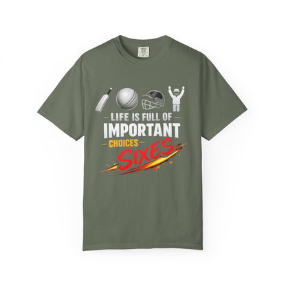 Life Is Full of Important Choices | Casual Cricket Tee | Odyssey Camp & Co.
