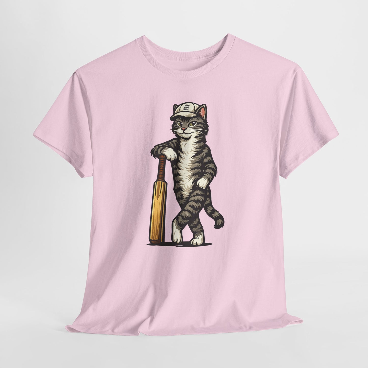 Cat Cricket Tee | Vintage Cricket Cat Shirt