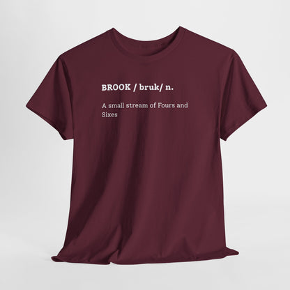 BROOK Cricket Dictionary T-Shirt | Odyssey Camp & Co.
