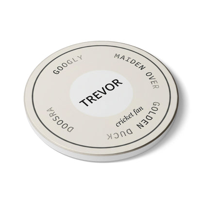 Personalized Cricket Coach Gift | Coffee Cup and Coaster Set | Odyssey Camp & Co.