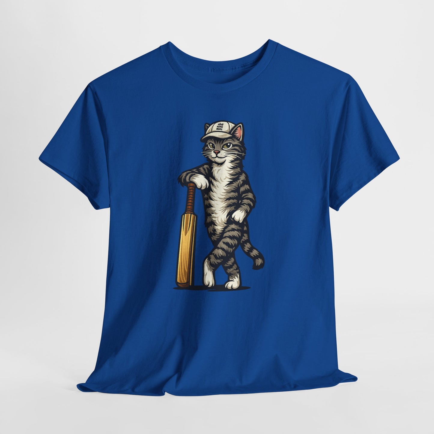 Cat Cricket Tee | Vintage Cricket Cat Shirt
