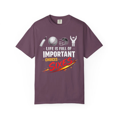 Life Is Full of Important Choices | Casual Cricket Tee | Odyssey Camp & Co.