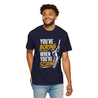 Cricket Batter graphic tee colour option | funny cricket t-shirt | Odyssey Camp & Co.