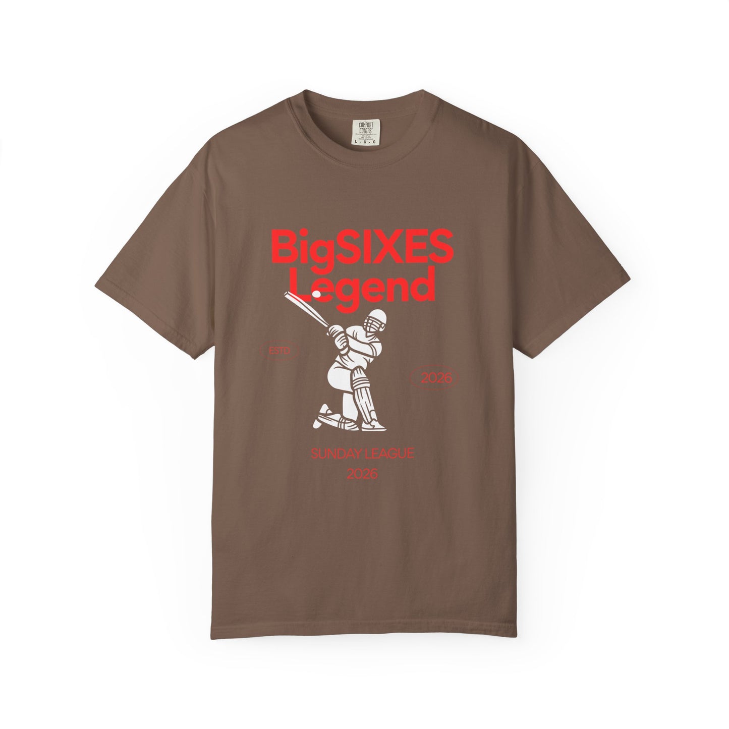Big Sixes Legend T-Shirt | 2000s Cricket Power Hitter Tee | Odyssey Camp & Co.