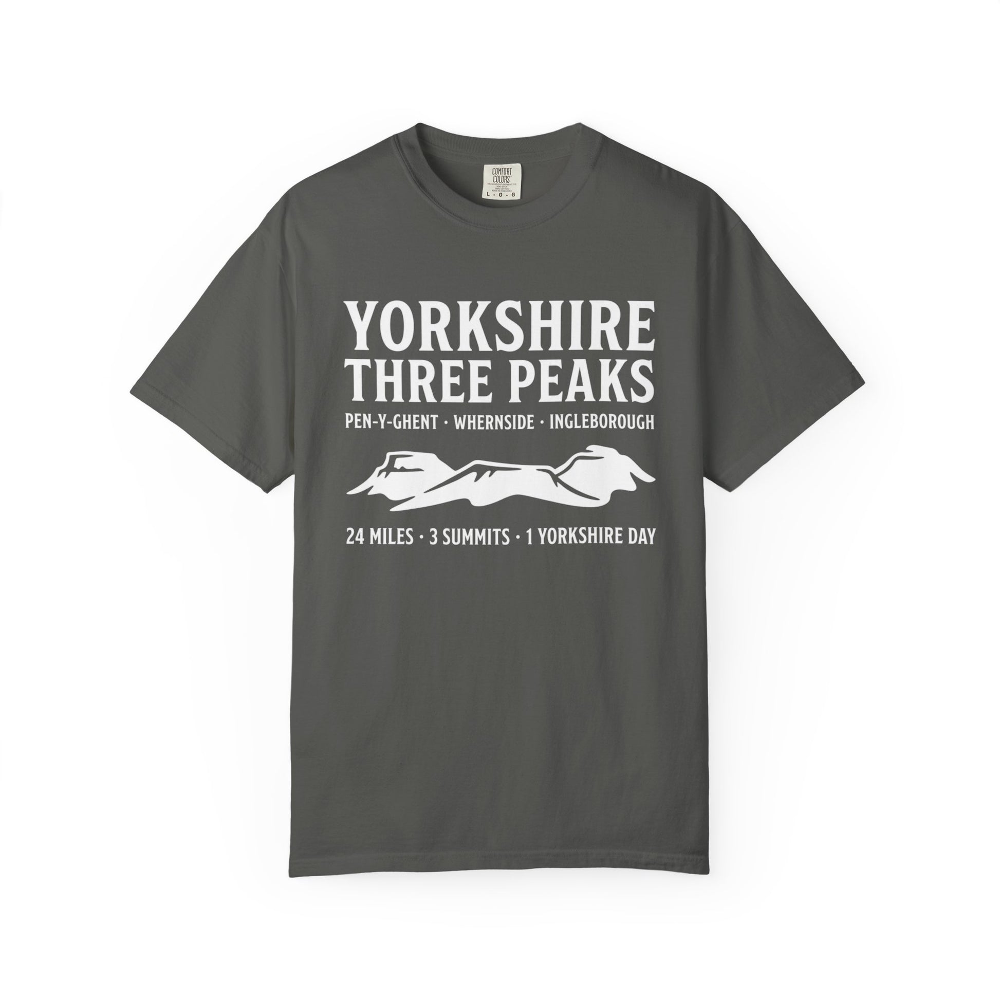 Yorkshire Three Peaks T-Shirt | 24 Miles 3 Summits Hiking Tee | Odyssey Camp & Co.