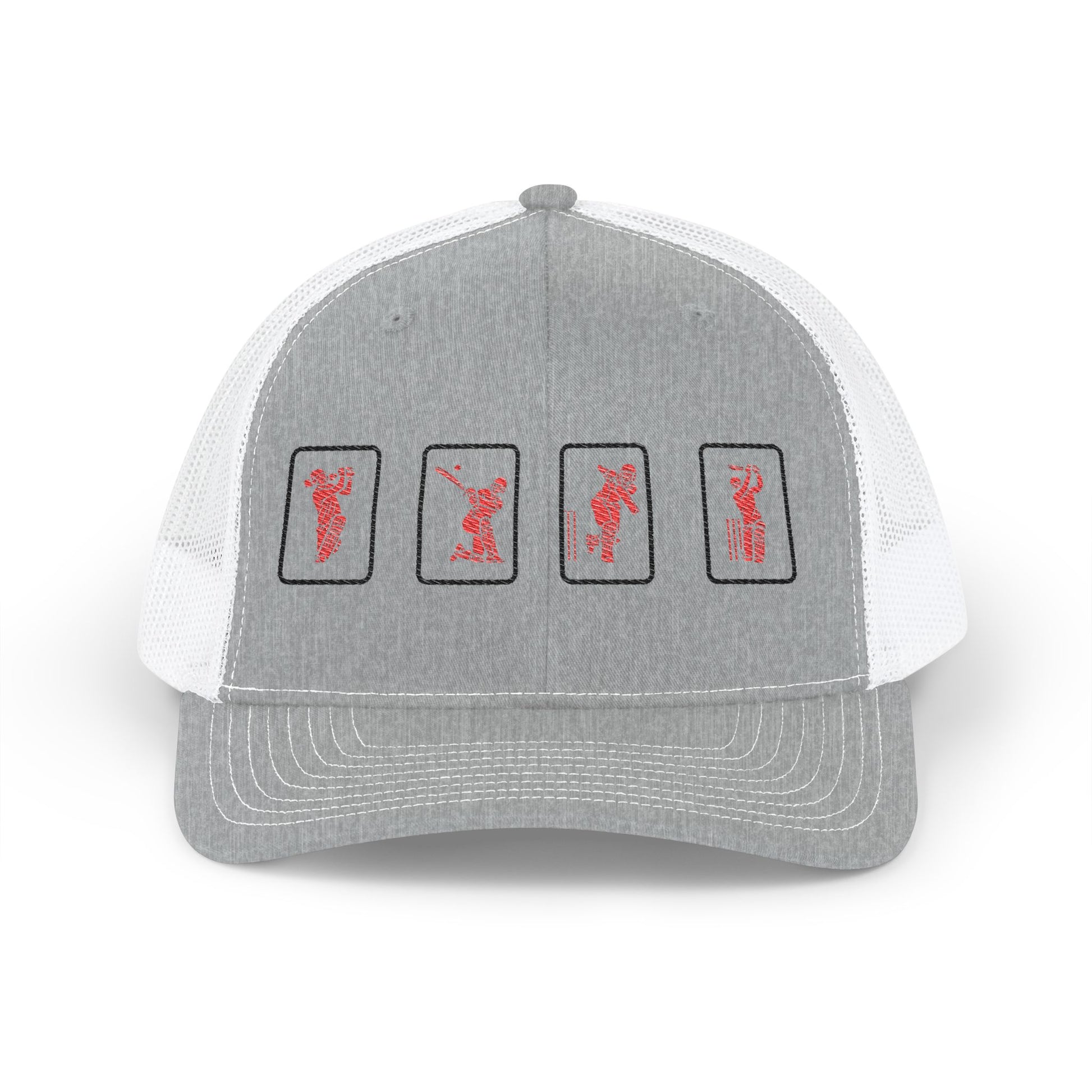 Success Formula Embroidered Red Cricket Panels Snapback | embroidered snapback cap | gift | Odyssey Camp & Co.