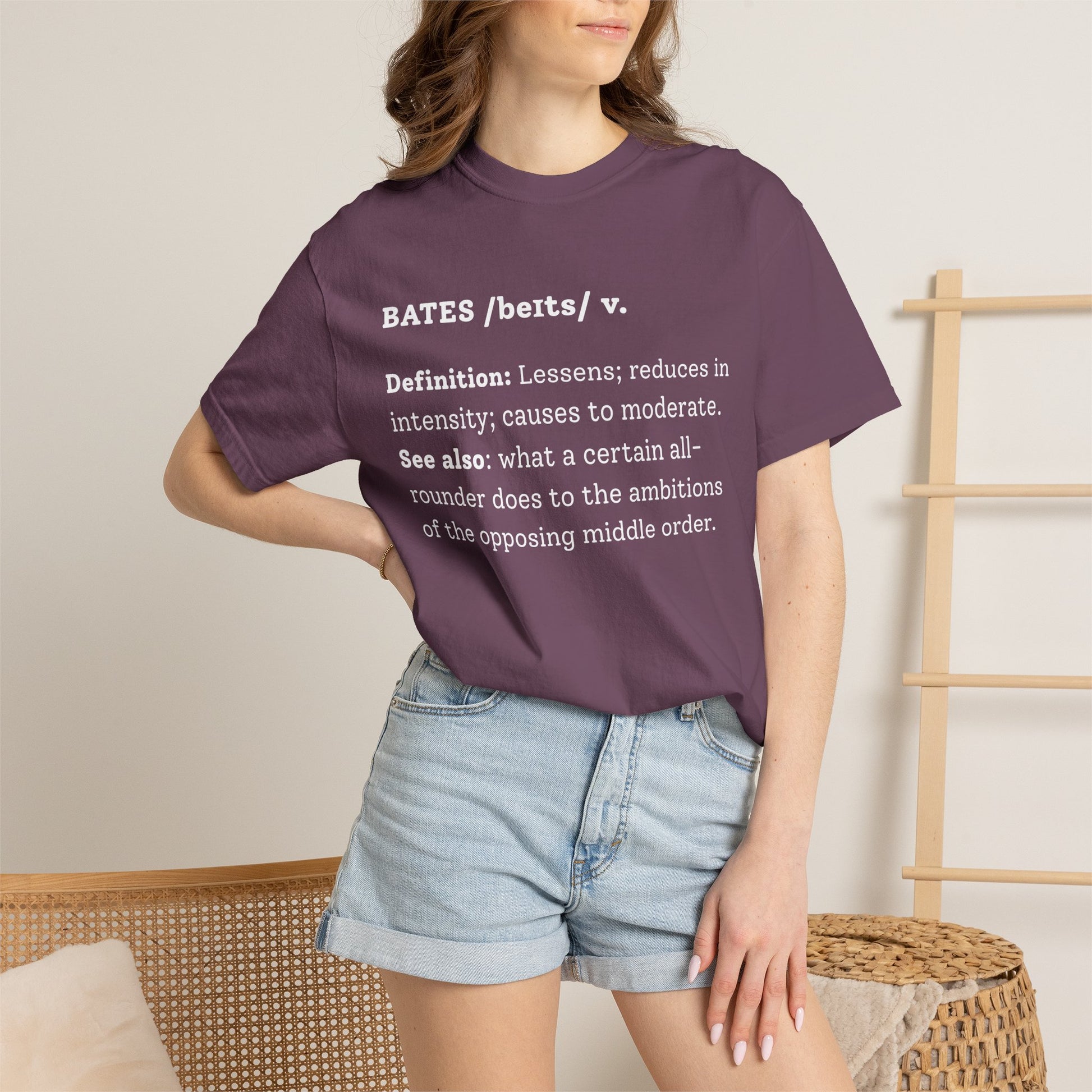 BATES Cricket Dictionary T-Shirt | Odyssey Camp & Co.
