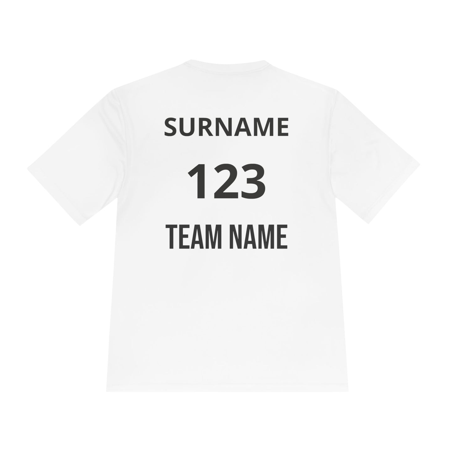 Personalized Team Supporter Tee | Custom Name, Team & Number Shirt