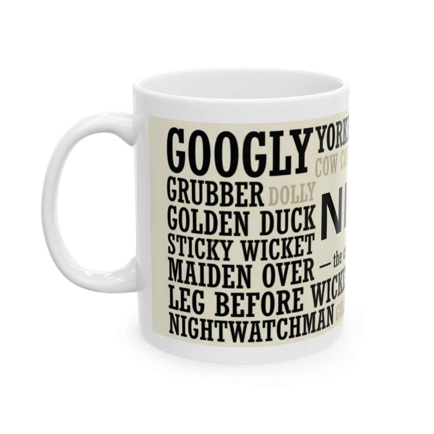 Personalized Cricket Fan Mug | Personalized Gift Coffee Cup | Odyssey Camp & Co.