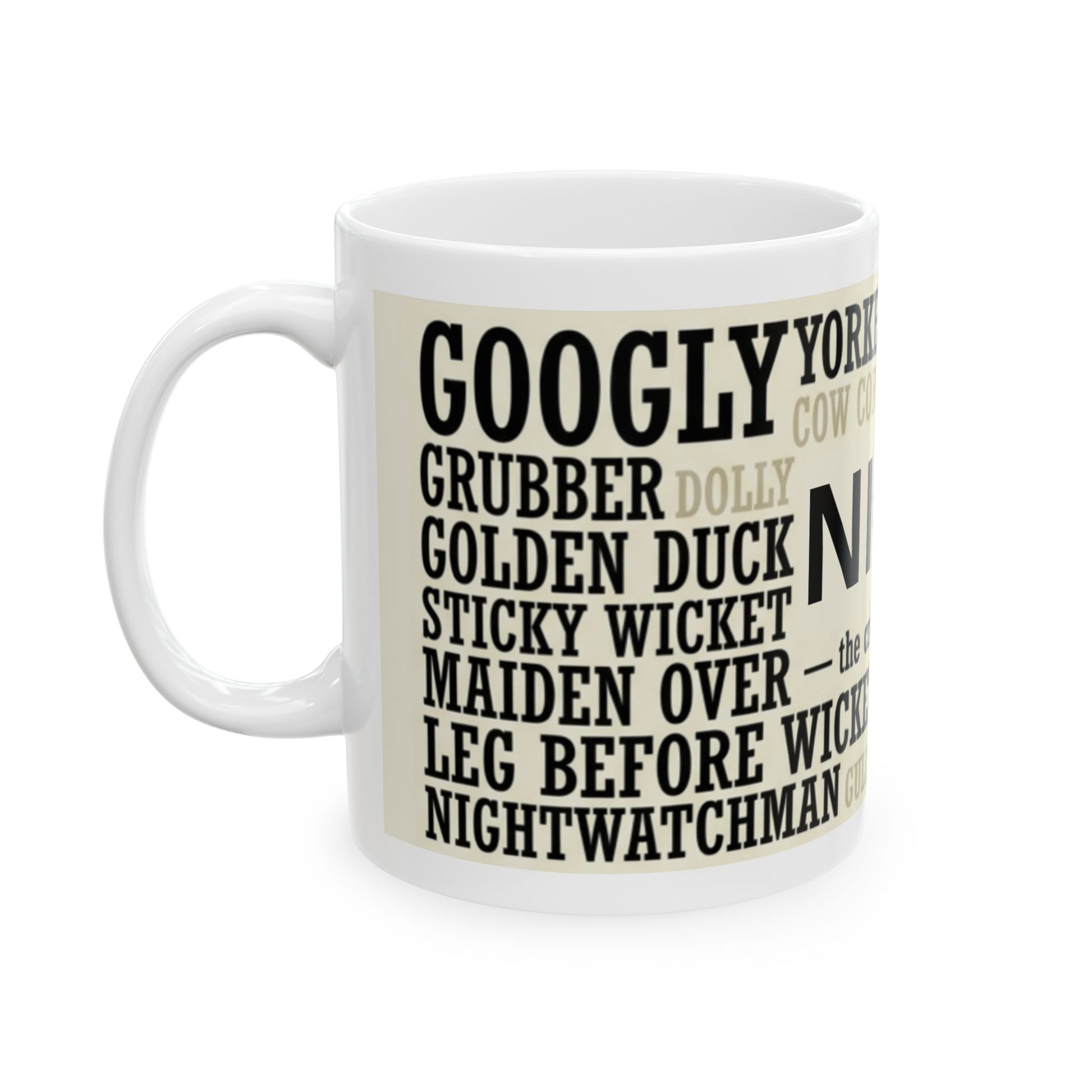 Personalized Cricket Fan Mug | Personalized Gift Coffee Cup | Odyssey Camp & Co.