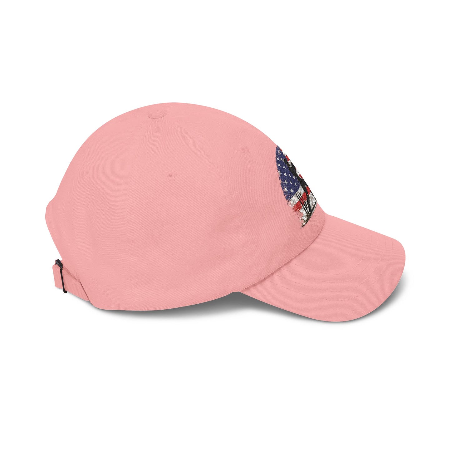 Worn on model side view | USA Cap Cricket Cap | Odyssey Camp & Co.