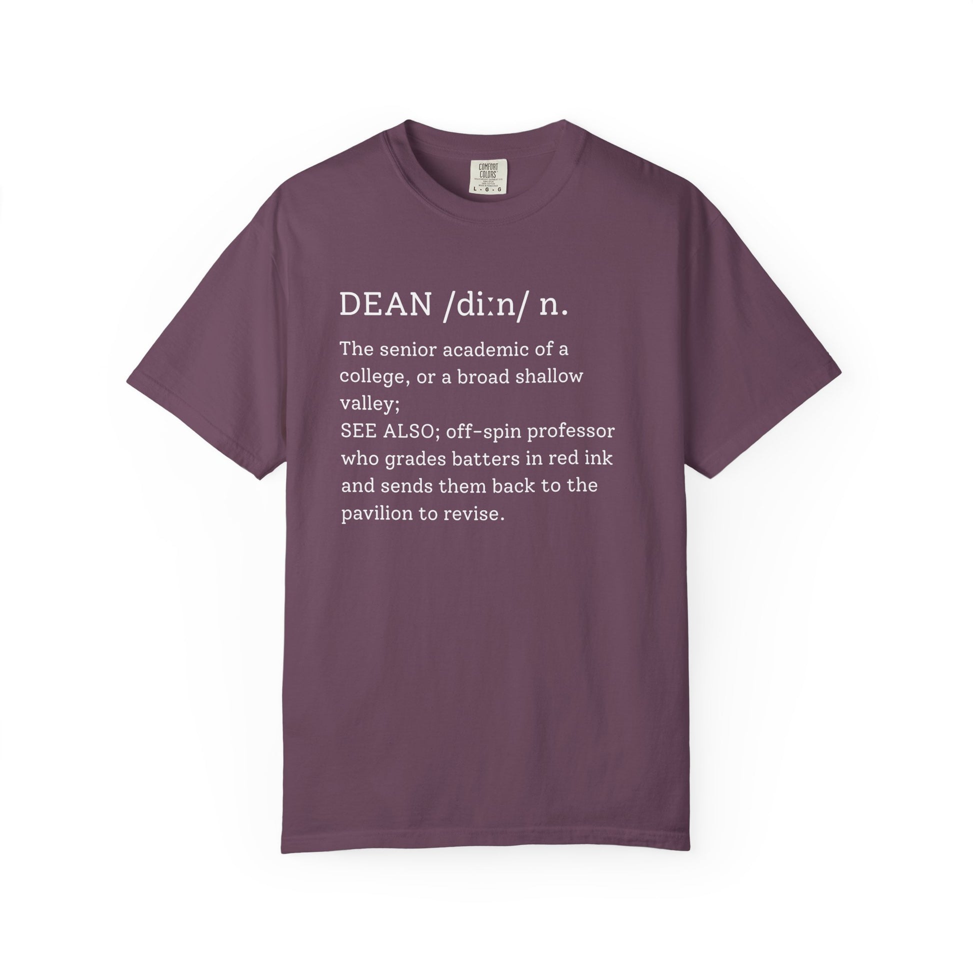DEAN Cricket Dictionary T-Shirt | Odyssey Camp & Co.