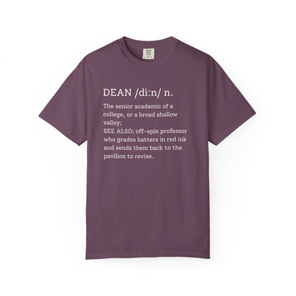 DEAN Cricket Dictionary T-Shirt | Odyssey Camp & Co.