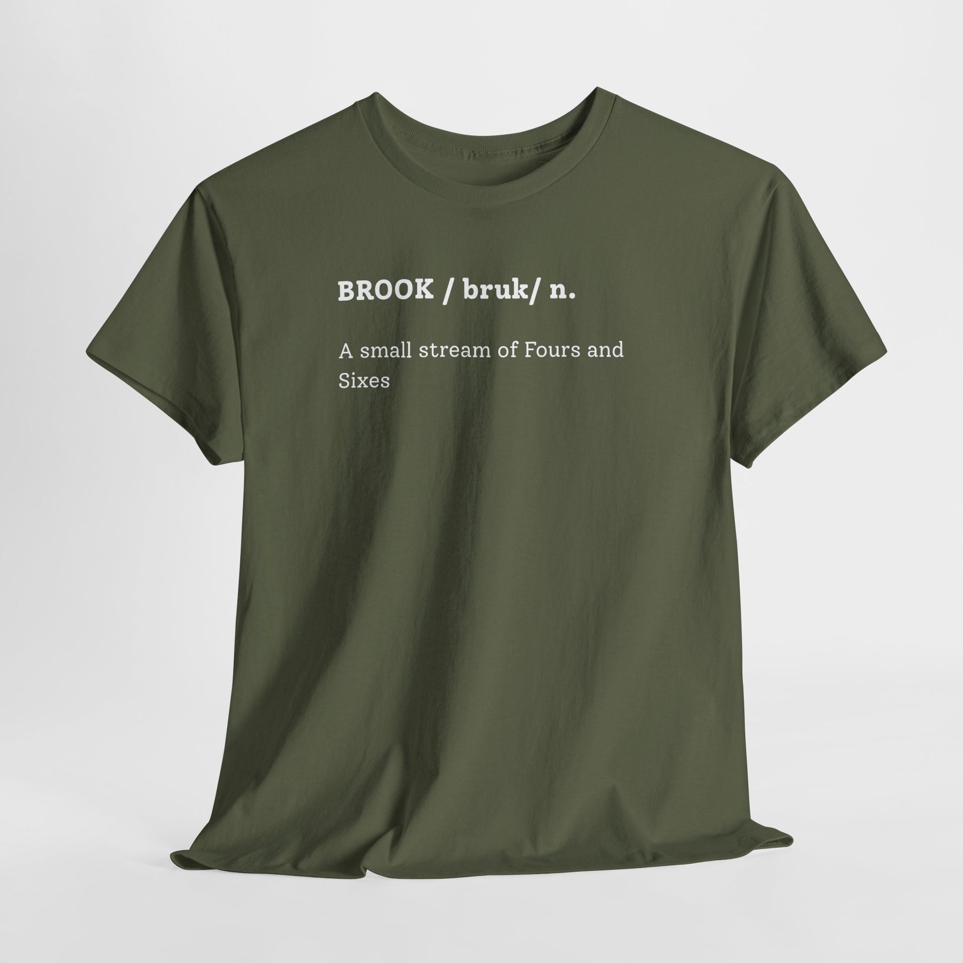 BROOK Cricket Dictionary T-Shirt | Odyssey Camp & Co.