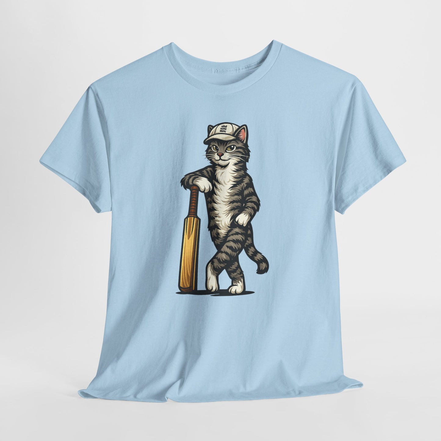 Cat Cricket Tee | Vintage Cricket Cat Shirt