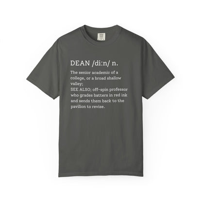 DEAN Cricket Dictionary T-Shirt | Odyssey Camp & Co.