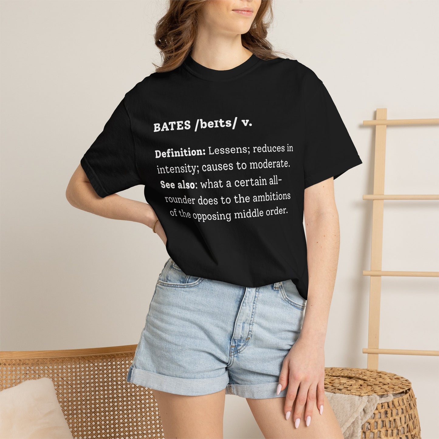 BATES Cricket Dictionary T-Shirt | Odyssey Camp & Co.