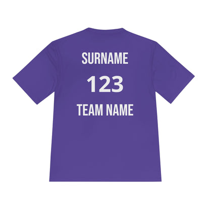 Personalized Team Supporter Tee | Custom Name, Team & Number Shirt