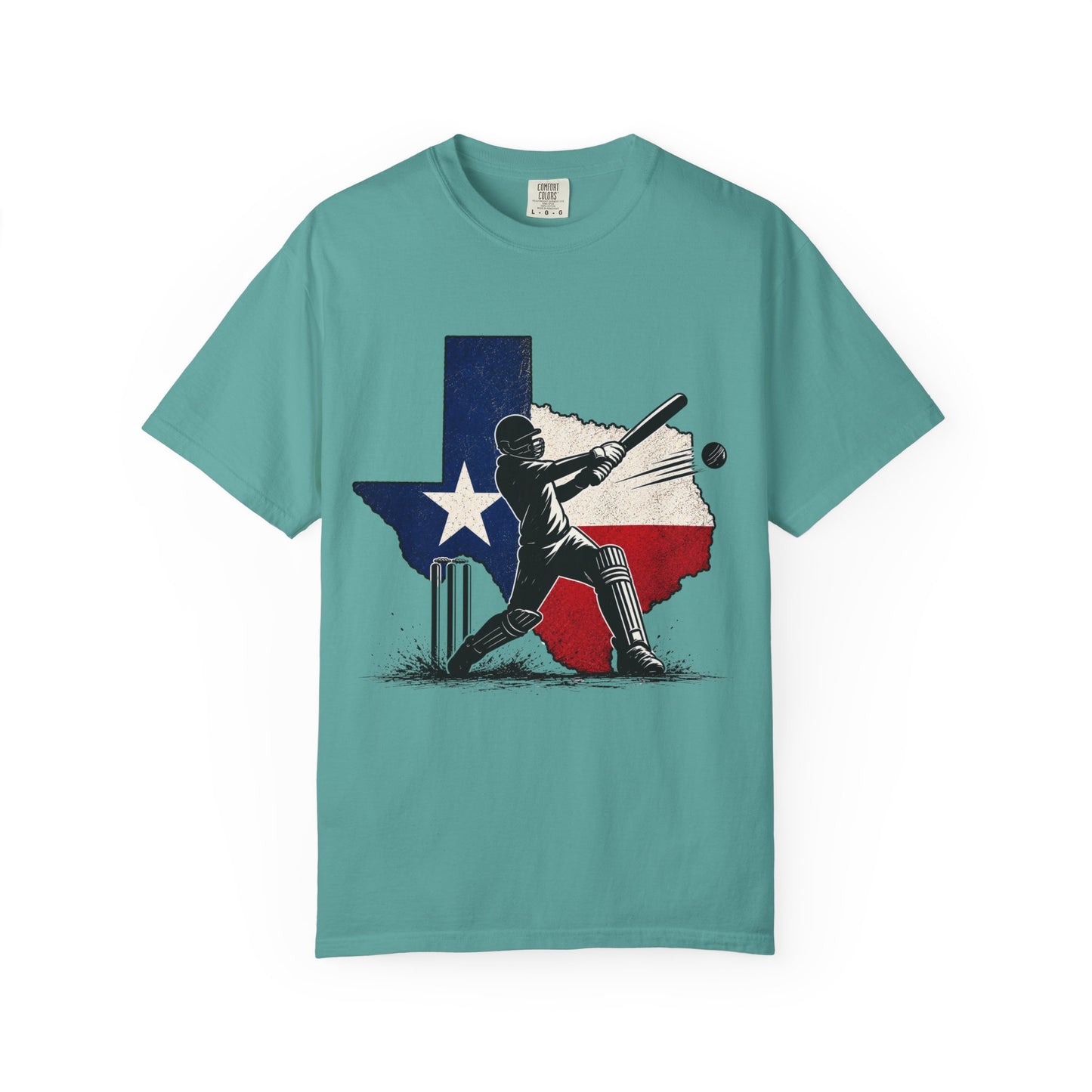 Front view garment-dyed tee | Texas Cricket T-Shirt | Odyssey Camp & Co.