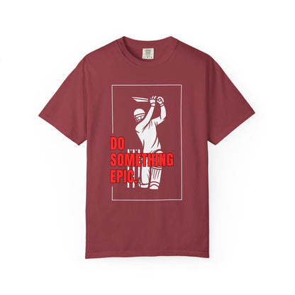 Do Something Epic T-Shirt | Cricket Player Shot Graphic | Odyssey Camp & Co.