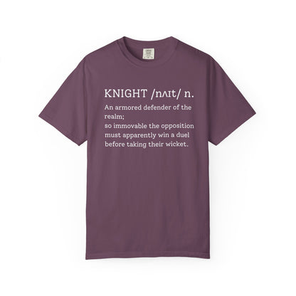 KNIGHT Cricket Dictionary T-Shirt | Odyssey Camp & Co.