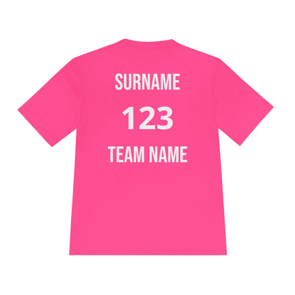 Personalized Team Supporter Tee | Custom Name, Team & Number Shirt