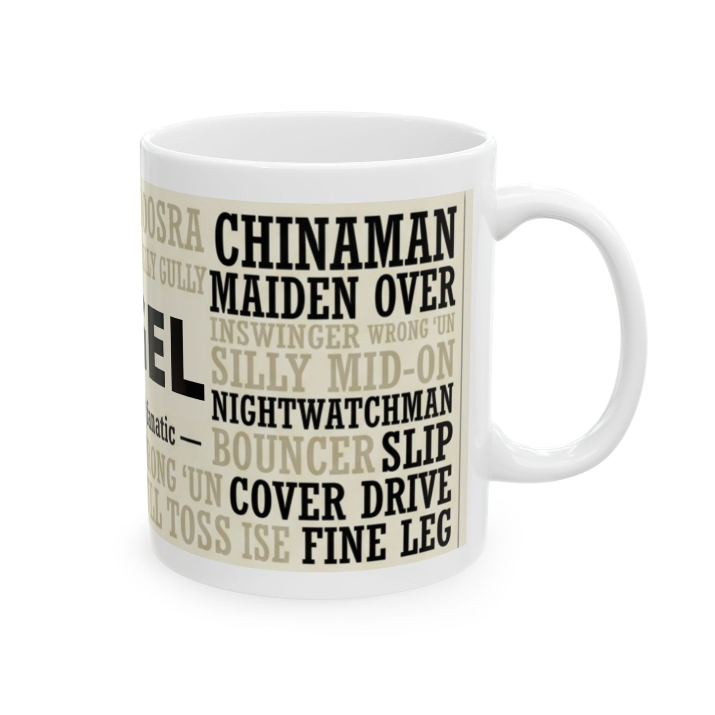 Personalized Cricket Fan Mug | Personalized Gift Coffee Cup | Odyssey Camp & Co.
