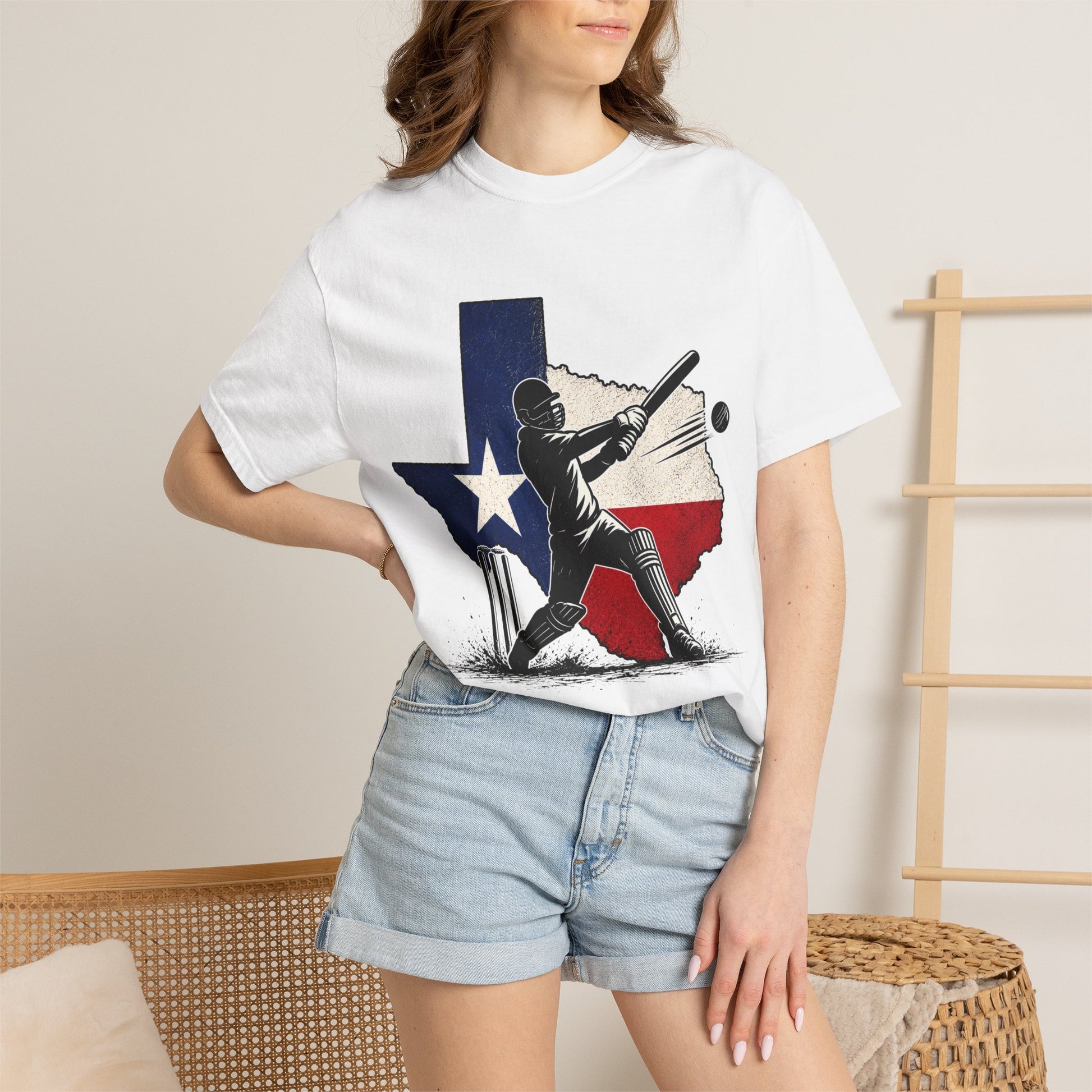 Side view unisex fit | Texas Cricket T-Shirt | Odyssey Camp & Co.
