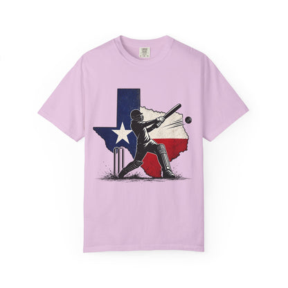 Flat lay cotton tee | Texas Cricket T-Shirt | Odyssey Camp & Co.