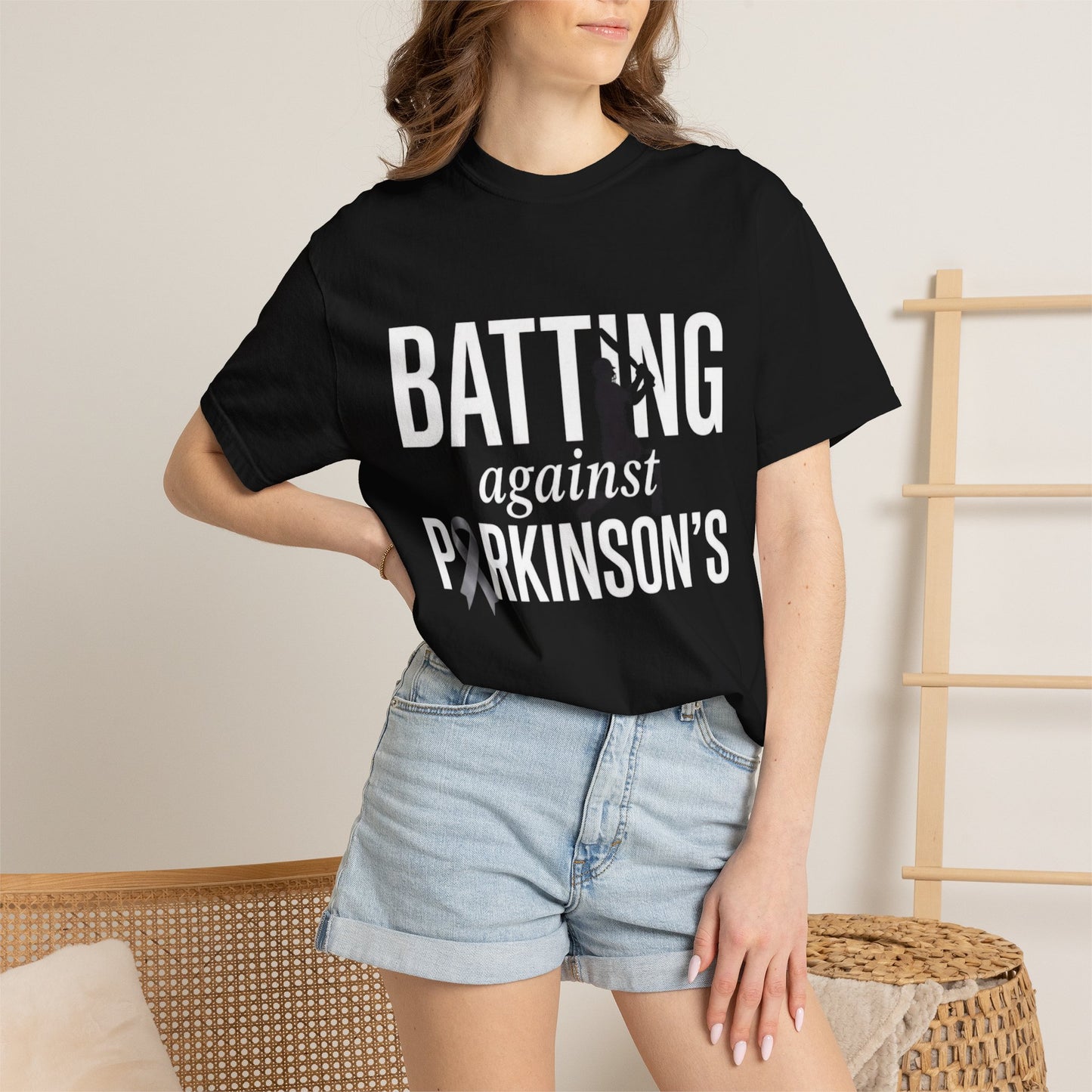 Batting Against Parkinson's T-Shirt — Parkinson’s Awareness Tee