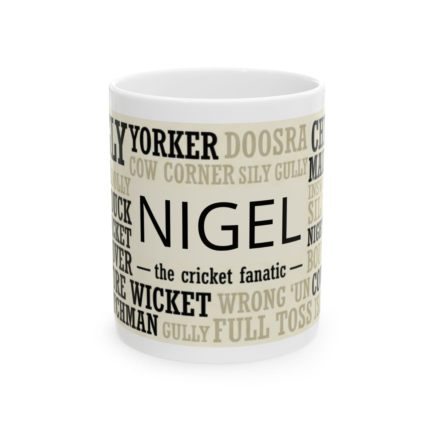 Personalised Cricket Sledging Mug and Coaster Gift Set | Odyssey Camp & Co.