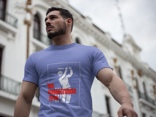 Do Something Epic T-Shirt | Cricket Player Shot Graphic