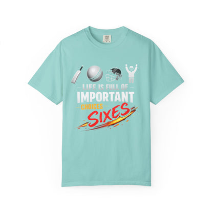 Life Is Full of Important Choices | Casual Cricket Tee | Odyssey Camp & Co.
