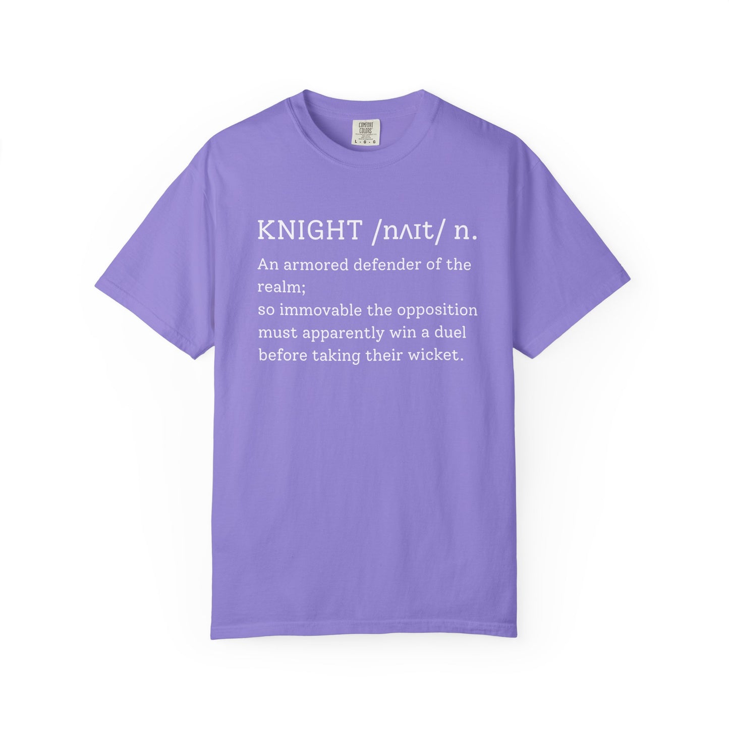 KNIGHT Cricket Dictionary T-Shirt | Odyssey Camp & Co.