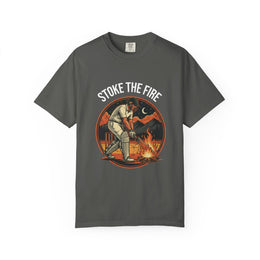 Stoke the Fire T-Shirt | Cricket Campfire Bat Graphic Tee | outdoor lifestyle t-shirt | camping gift | Odyssey Camp & Co.