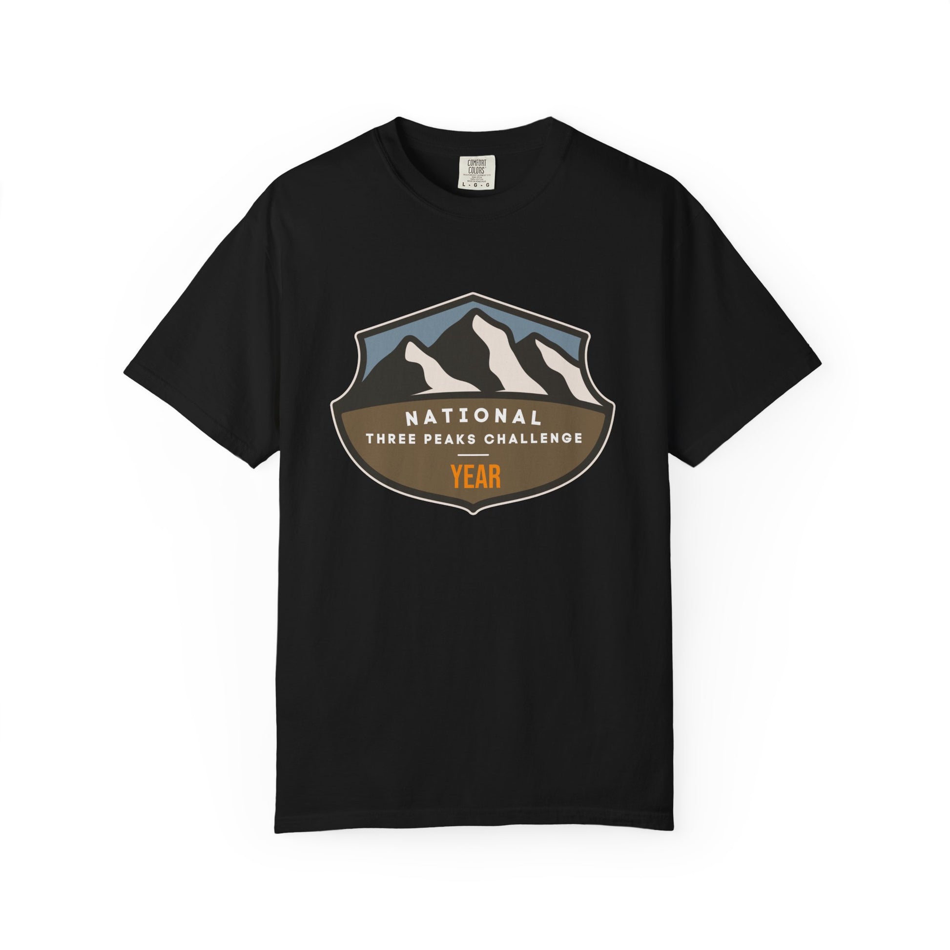 Personalized National Three Peaks T-Shirt | personalised gift | garment-dyed tee | Odyssey Camp & Co.
