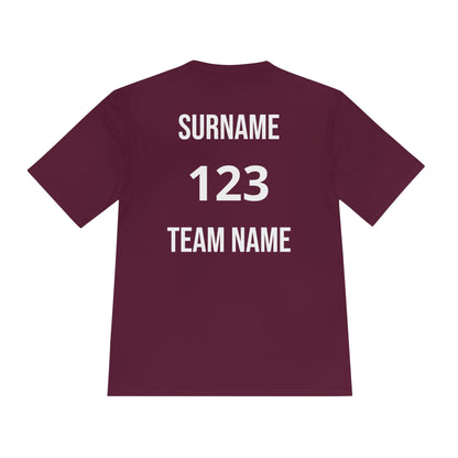 Personalized Team Supporter Tee | Custom Name, Team & Number Shirt