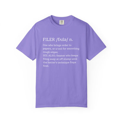FILER Cricket Dictionary T-Shirt | Odyssey Camp & Co.
