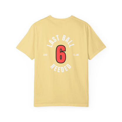 Last Ball 6 Needed | Retro Sports Cricket Club Tee | Odyssey Camp & Co.