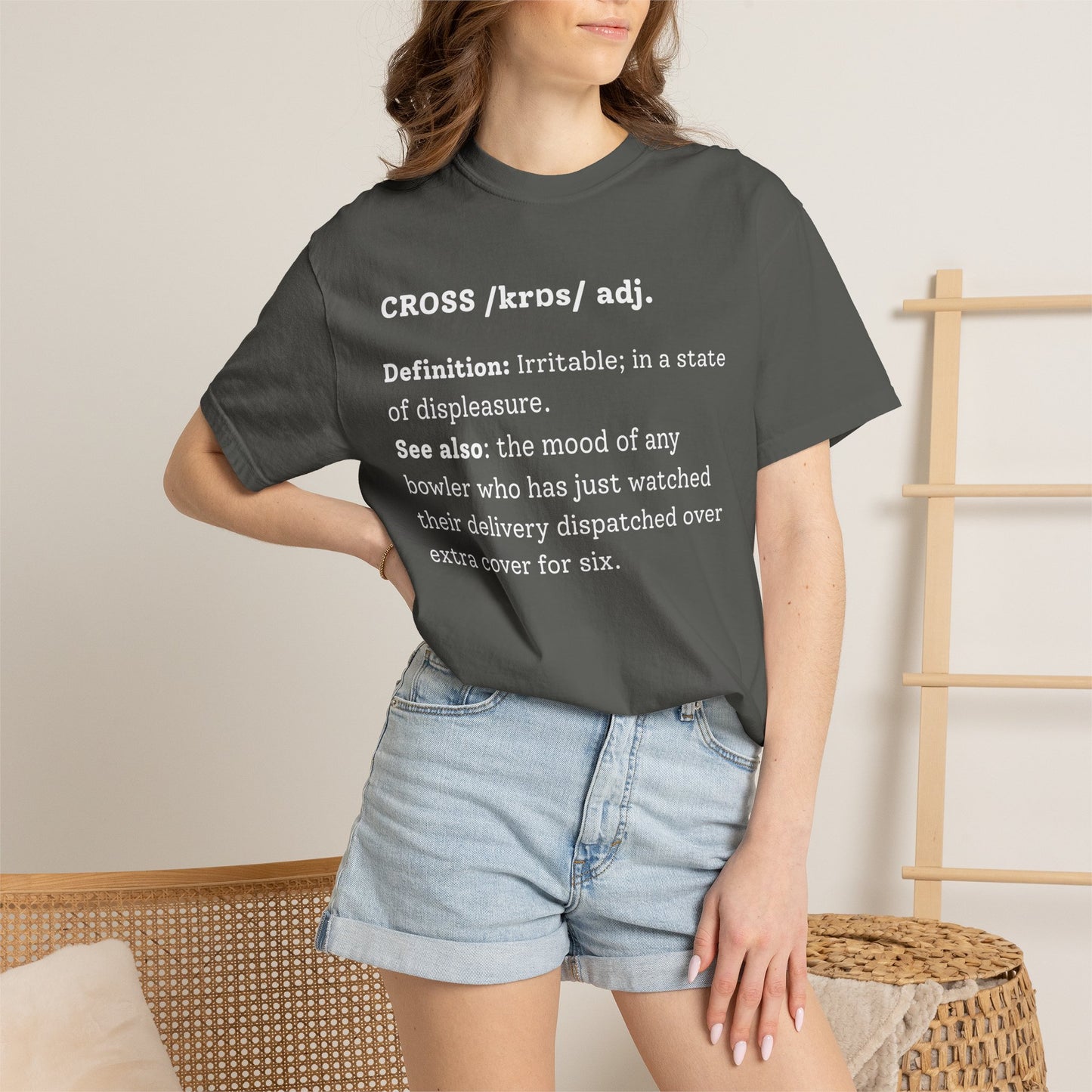 CROSS Cricket Dictionary T-Shirt | Odyssey Camp & Co.