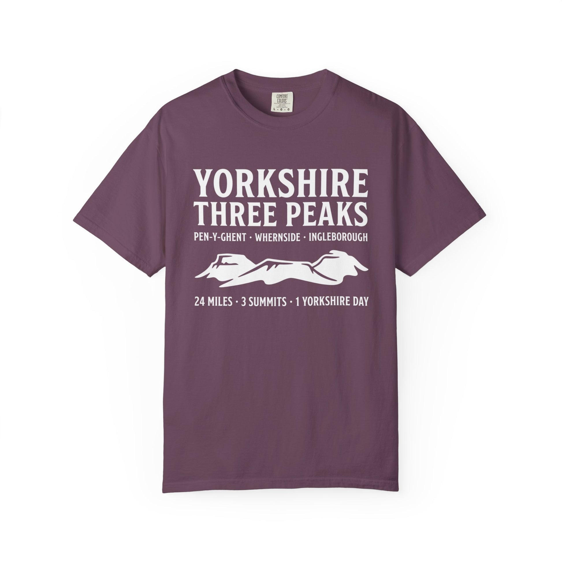 Yorkshire Three Peaks T-Shirt | 24 Miles 3 Summits Hiking Tee | Odyssey Camp & Co.