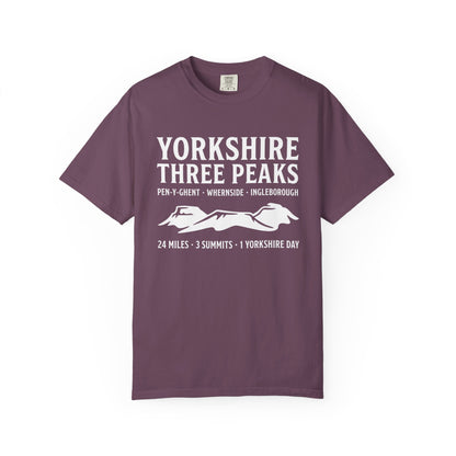 Yorkshire Three Peaks T-Shirt | 24 Miles 3 Summits Hiking Tee | Odyssey Camp & Co.