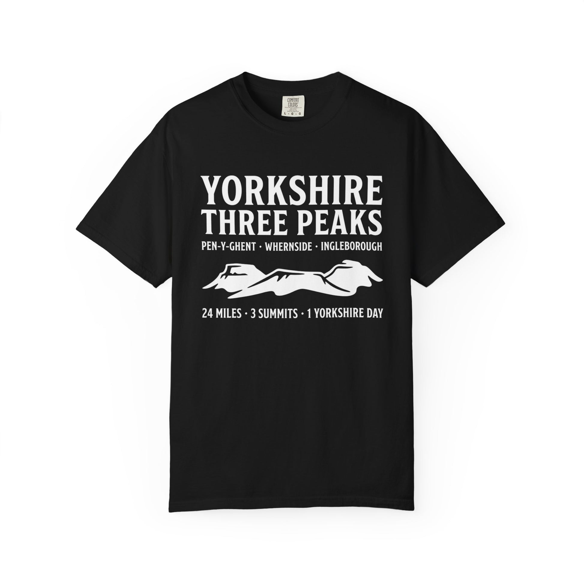 Yorkshire Three Peaks T-Shirt | 24 Miles 3 Summits Hiking Tee | Odyssey Camp & Co.