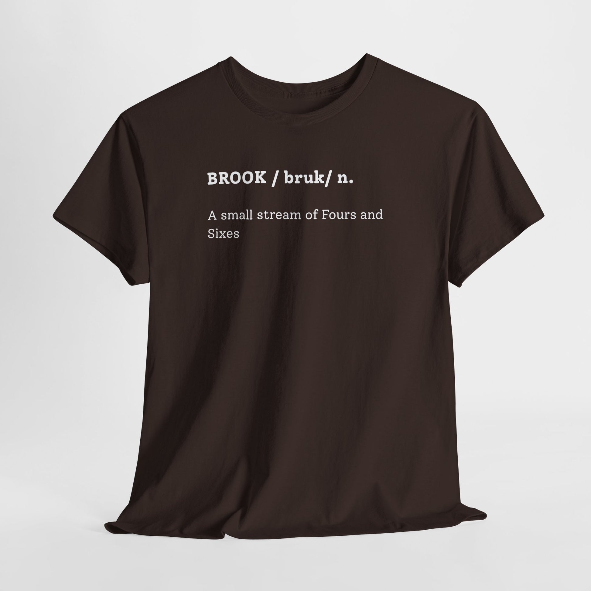 BROOK Cricket Dictionary T-Shirt | Odyssey Camp & Co.
